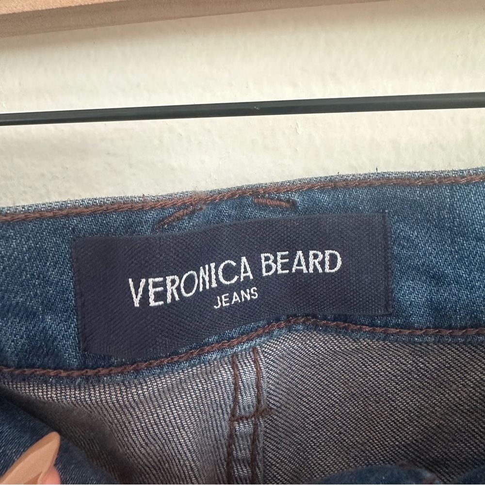 Veronica Beard Alenah Slim Straight Blue Denim Jeans Cotton Womens size 29 NWOT - Picture 6 of 12